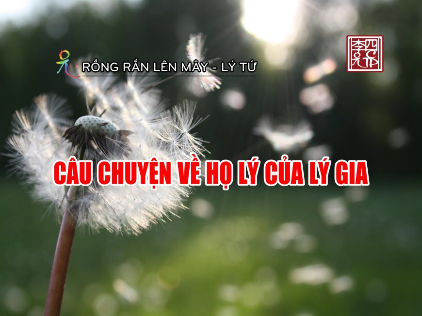 TẢN MẠN SÁNG CHỦ NHẬT  CHỦ ĐỂ: CÂU CHUYỆN VỀ HỌ LÝ CỦA LÝ GIA